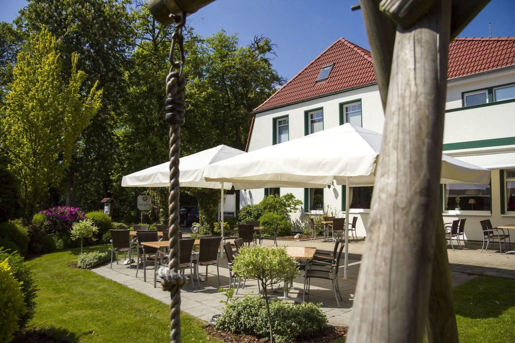 Landgasthof "Zum Gruenen Walde" Nordholz Bagian luar foto